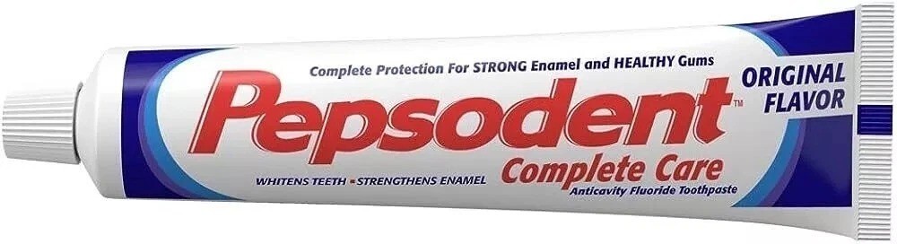 Pack Of 6 Pepsodent Complete Care Toothpaste Original 5.5 Oz Each Fast Shipping