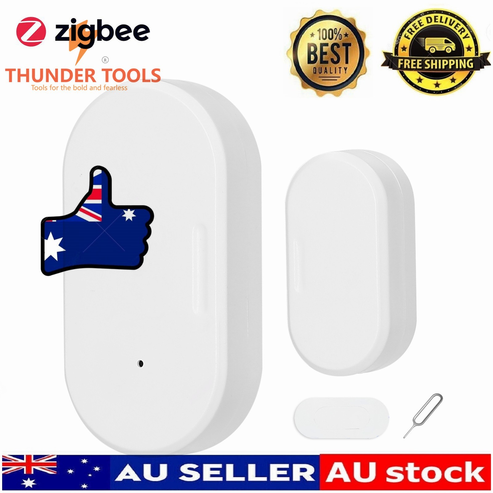 Thunder Tools  ZigBee Door and Window Sensor Wireless Contacts Sensor