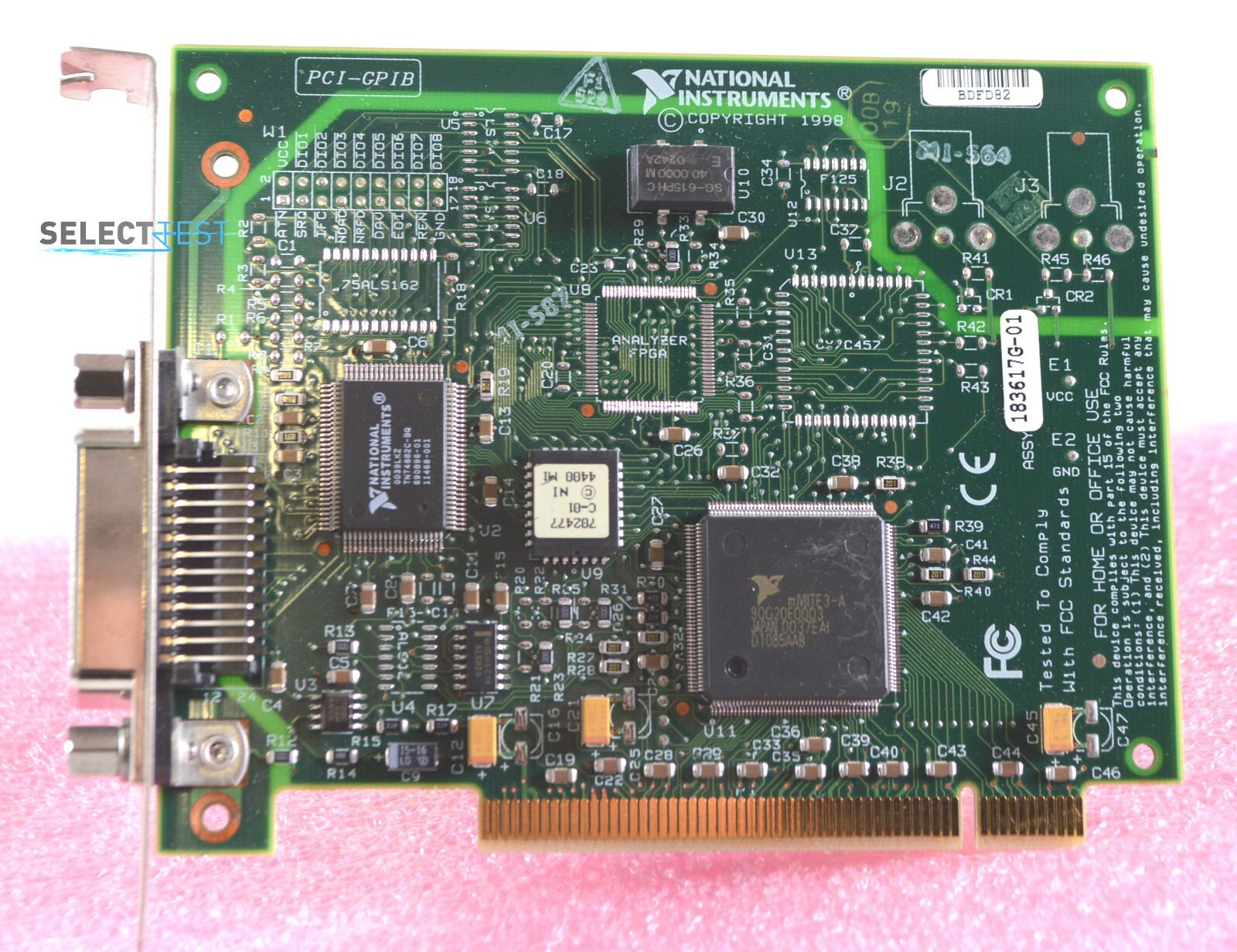 NATIONAL INSTRUMENTS 183617G-01 PCI-GPIB IEEE 488.2 INTERFACE CARD  (REF.: D82G)