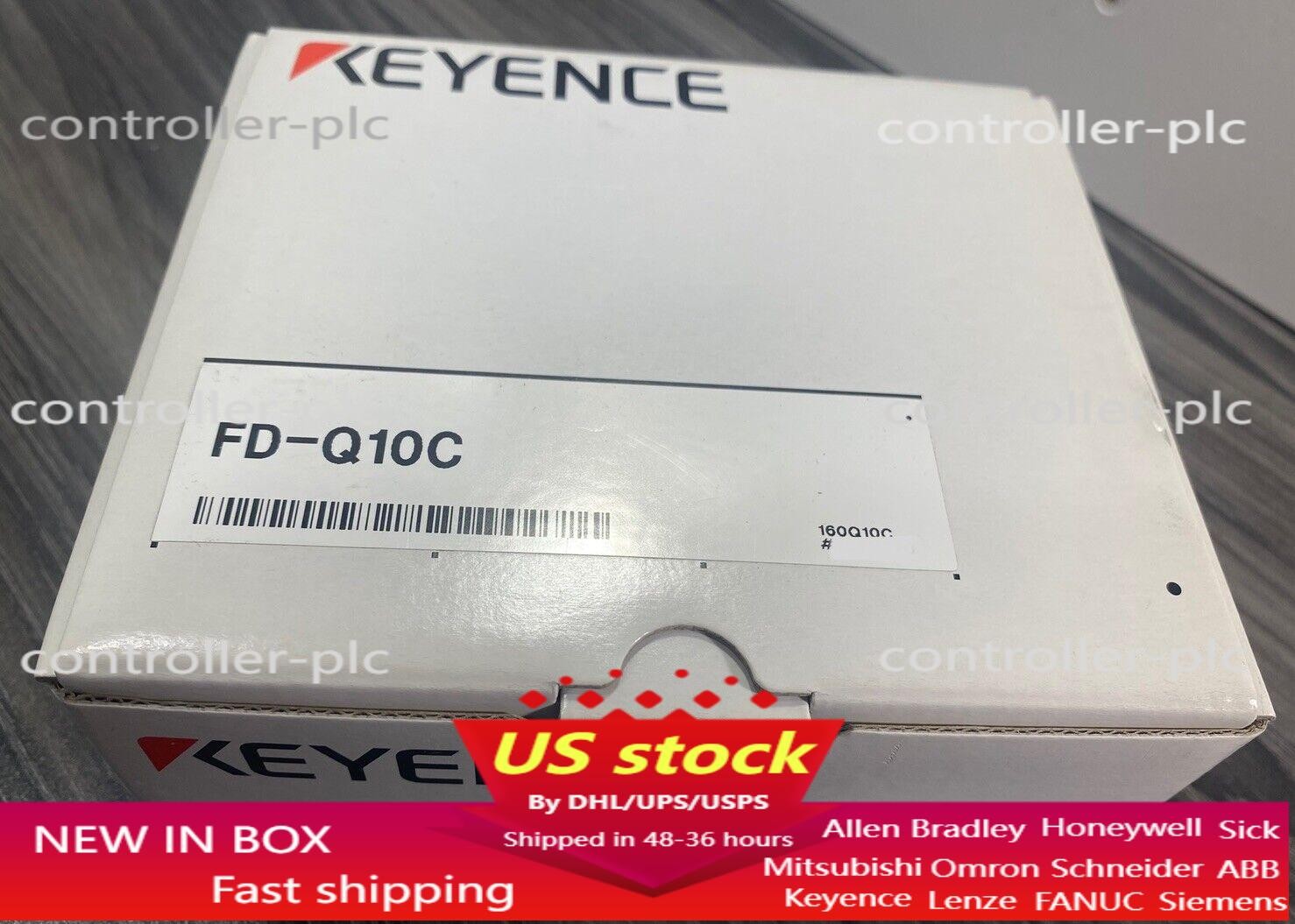 New Keyence FD-Q10C Clamp-on Digital Flow Sensor w/ Sensor Bracket 20-30VDC -USA