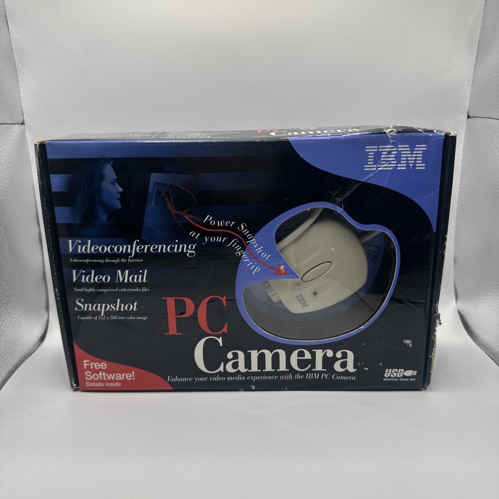 IBM PC Camera USB Webcam Gamecam Video Camera Windows XP 98 ME 2000 Compatible