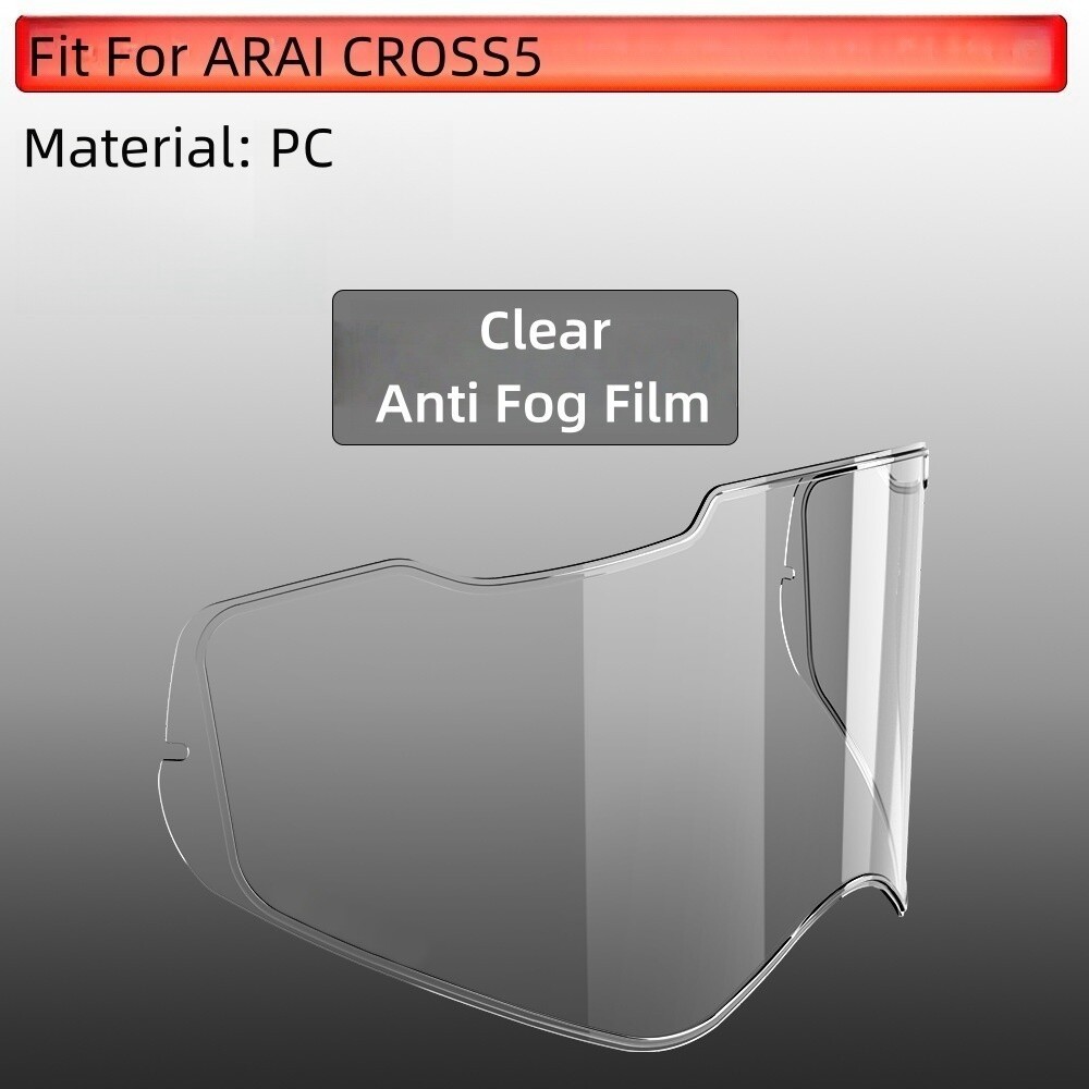Photochromic Anti Fog Film For Arai Tour-Cross 5 TOUR CROSS V XD-5 Anti Fog Film