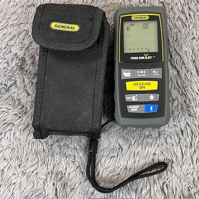 General Tools ToolSmart TS01 Laser Distance Meter Measurer with Case Tested