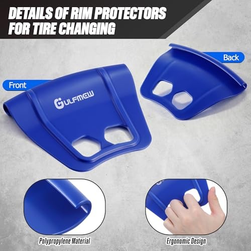 Motorcycle Tire Changing Tool Kit, Tire Bead Holder, Rim Shield Protector and