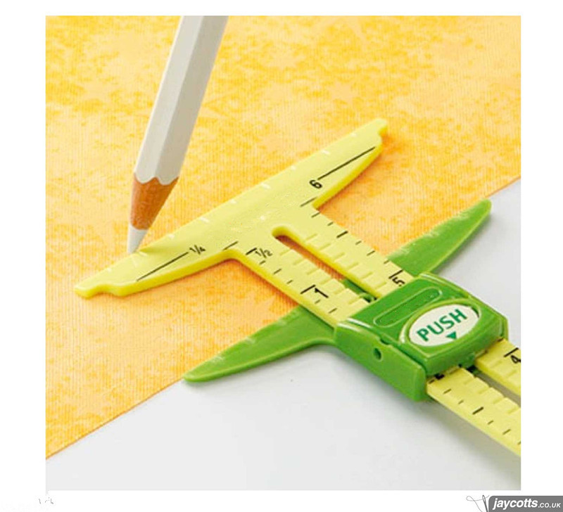 5-IN-1 SLIDING GAUGE WITH NANCY ZIEMAN Measuring Sewing Tool