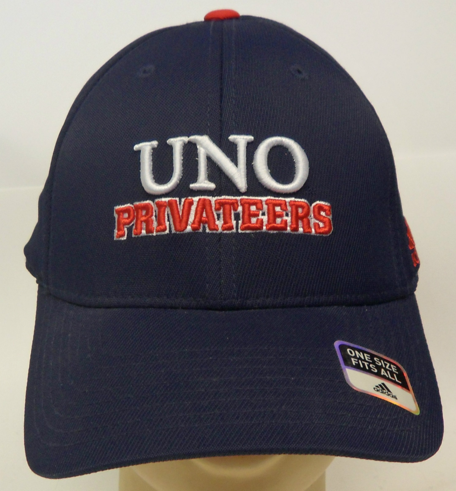 NCAA University of New Orleans UNO Privateers Adidas Flex Fit Structured Cap Hat