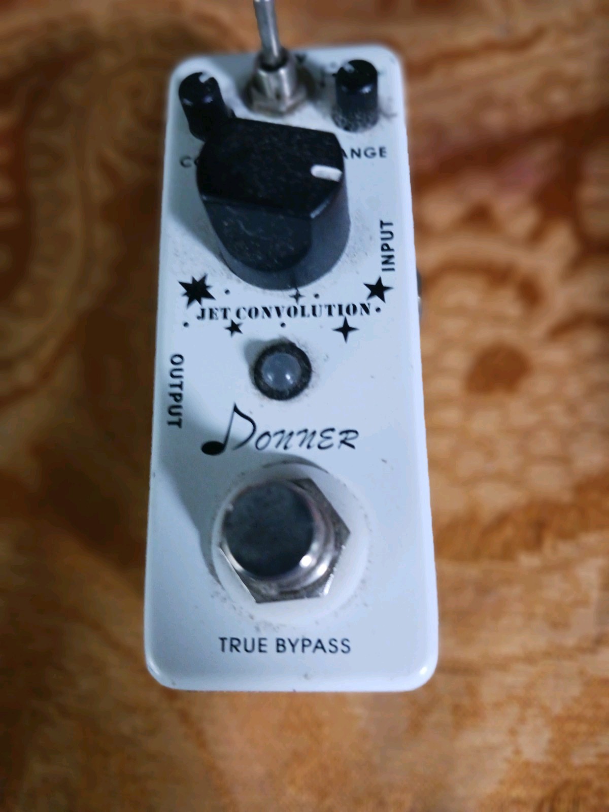 Donner Jet Convolution Flange Stompbox Pedal White