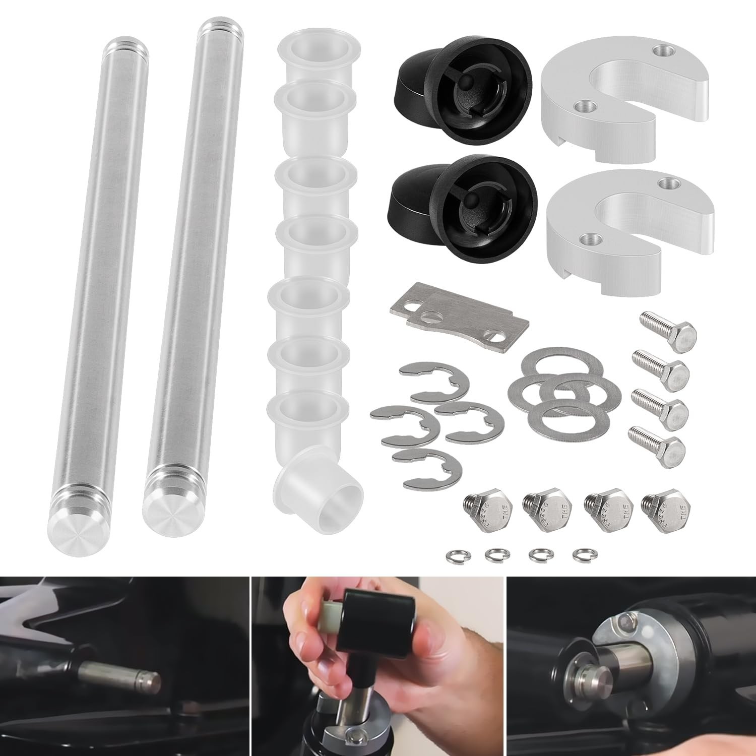 9B-116B Trim Cylinder Pin Cap Bushing Hardware Kit Fit for MerCruiser Alpha 1...