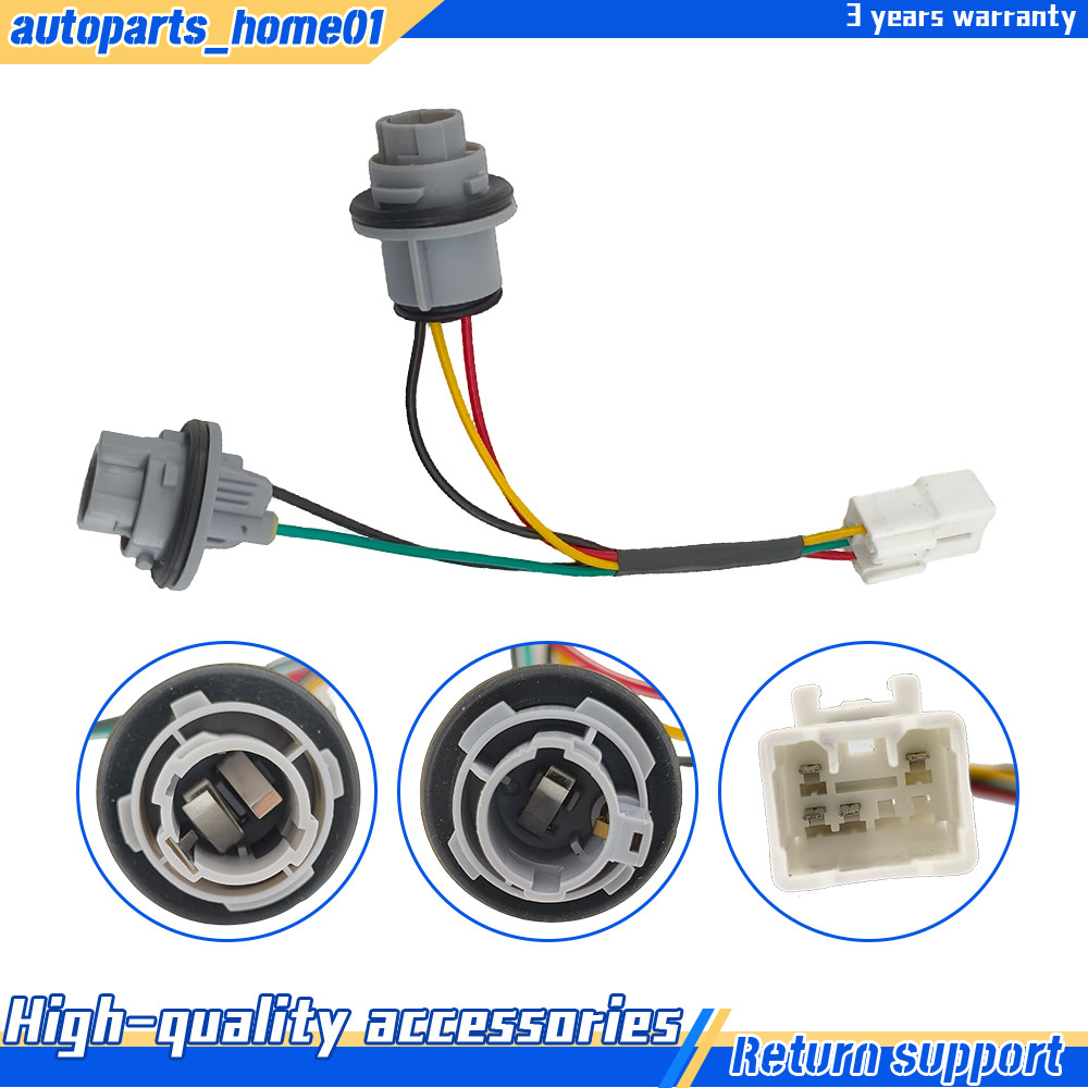 Fits Kia Forte 2017-2018 Rear Outer Tail Light Wiring Harness Socket 92470B0600