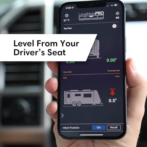 LevelMatePRO Wireless RV Leveling System, Bluetooth Leveler for Campers, Must