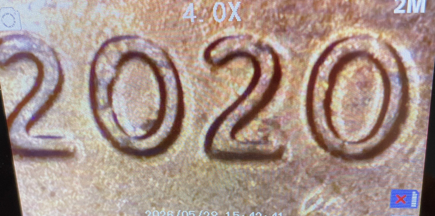 2020-D Nice Penny DDO double date. e