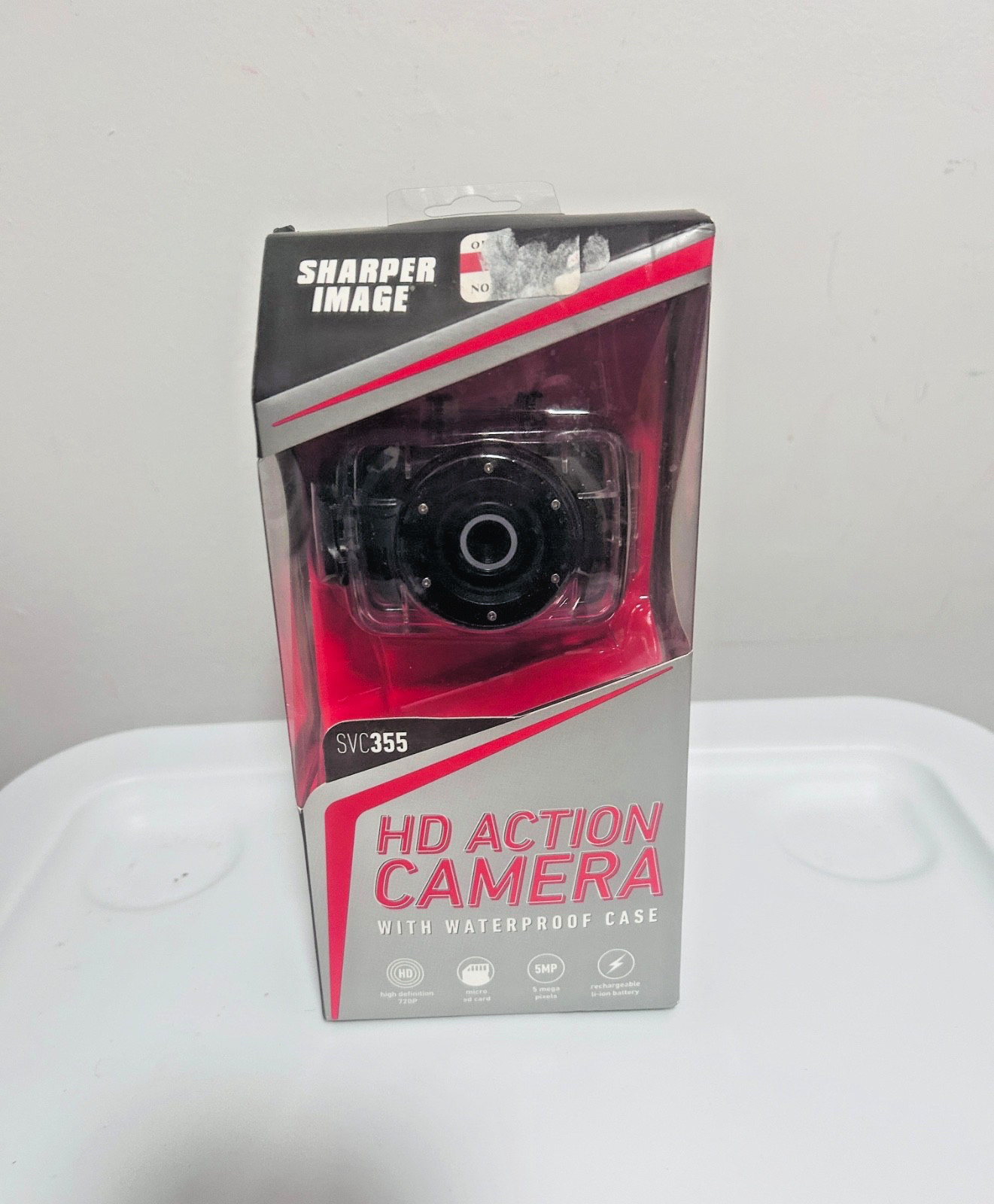 Sharper Image HD Action Camera SVC355 with Waterproof Case PC/MAC - NEW