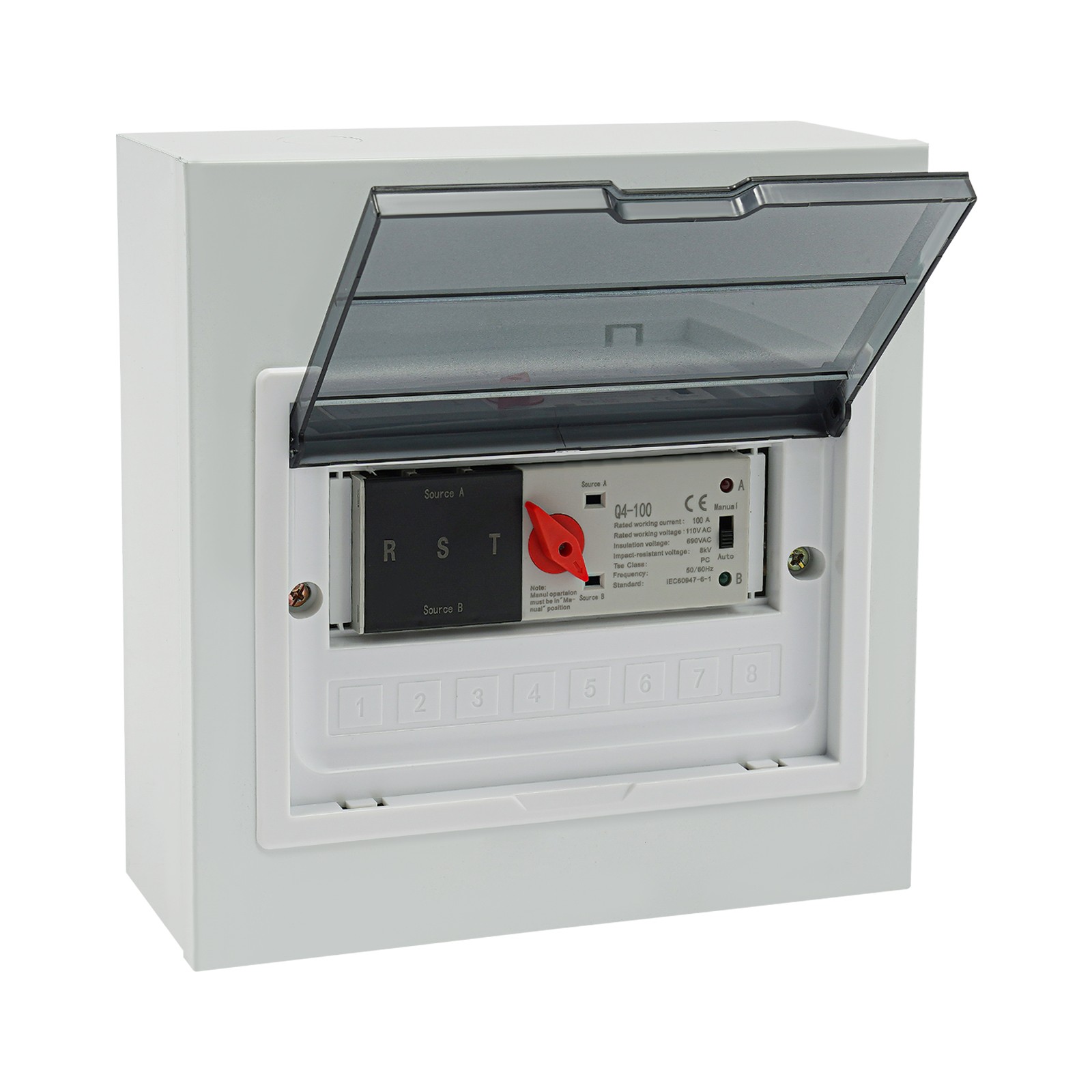 Automatic Transfer Switch 3P 100A Transfer Switch 24000W Transfer Switch