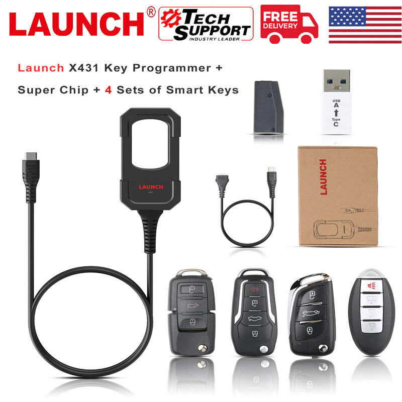 New Launch X431 Key Programmer Remote Maker with Super Chip and 4 Smart Keys