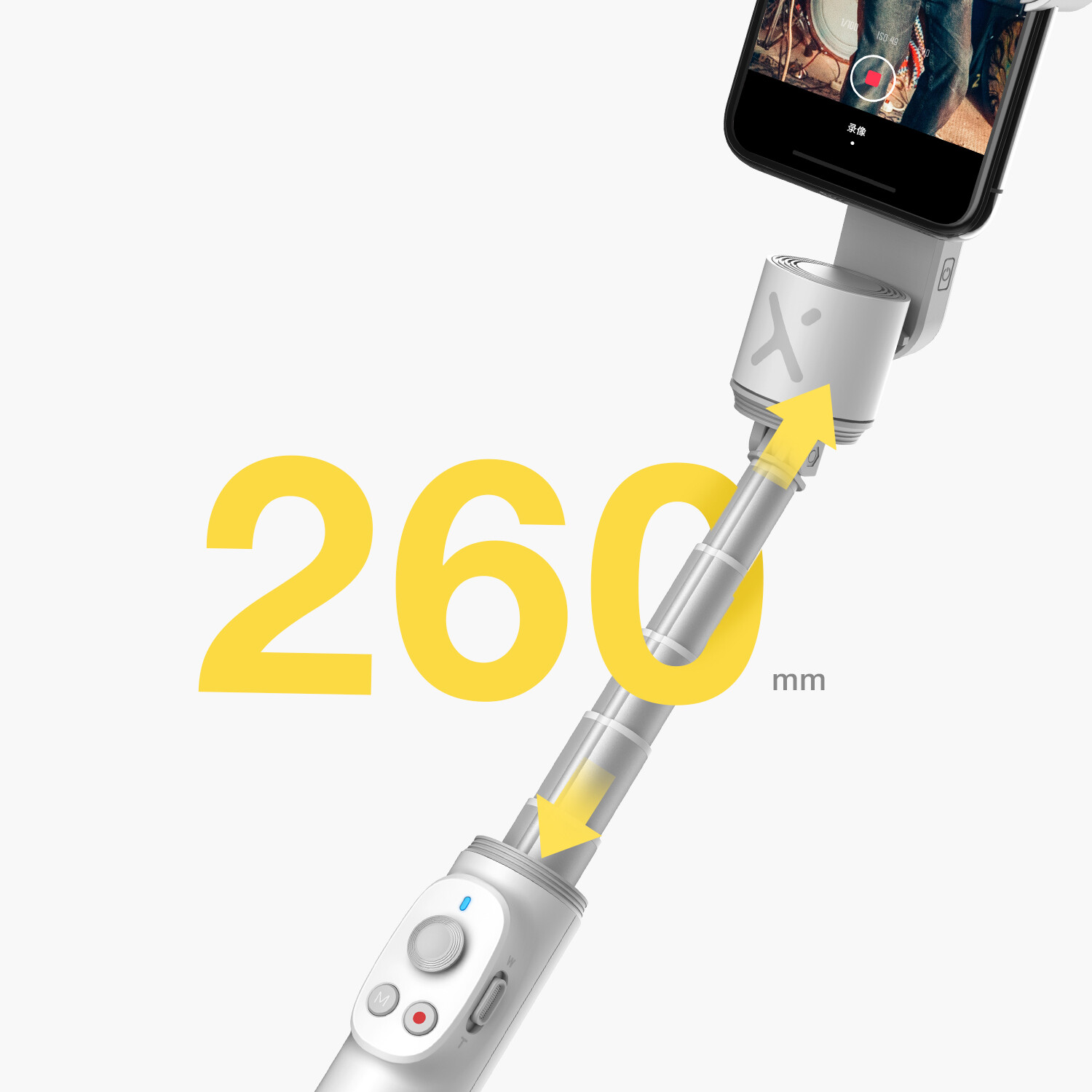 Zhiyun SMOOTH-X Compact Folding and Extendable 2-Axis Handheld Gimbal Stabilizer