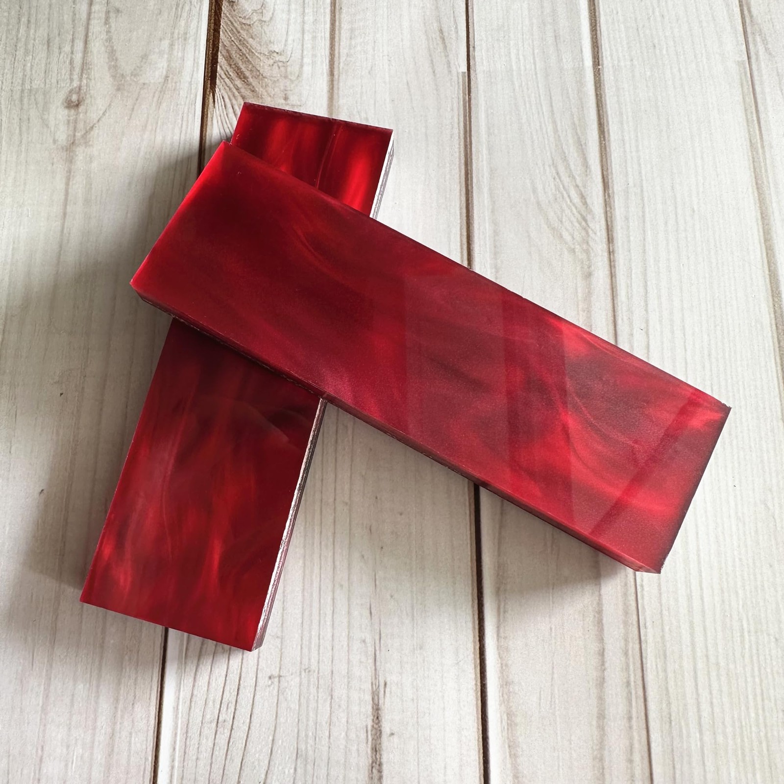 Pre-Cut Acrylic Resin Sheets for Engraved Decorative Gun Grips and Knife Hand...