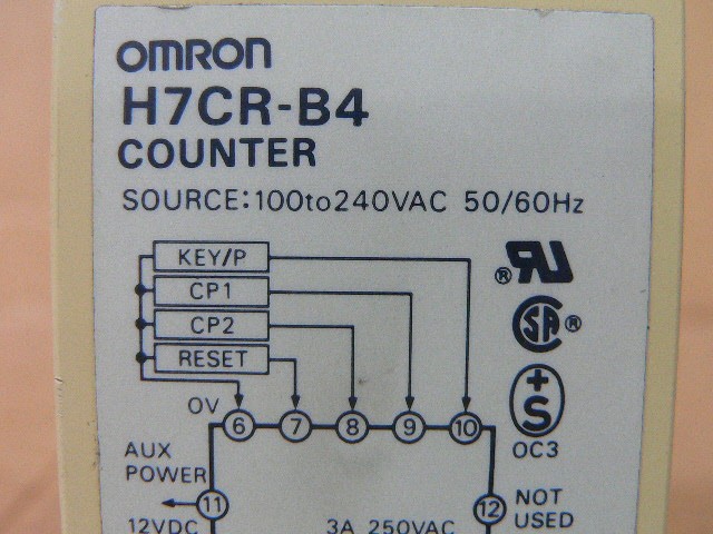 Omron H7cr-B4 Counter 100-240 Vac