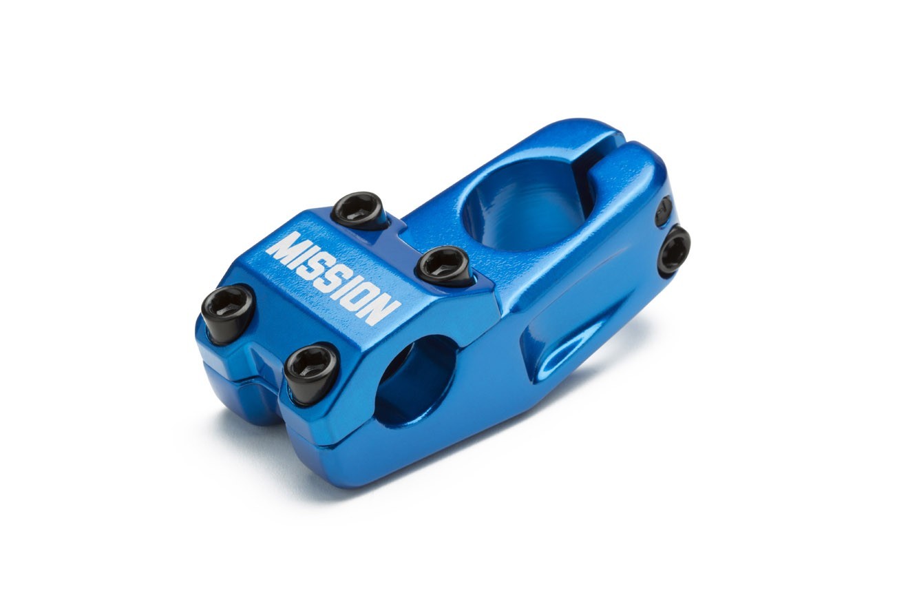 Mission Control BMX MTB Stem Top Load Stem - 1 - 1/8 - 50mm Blue