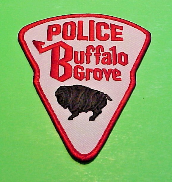 BUFFALO GROVE  ILLINOIS  IL ( BUFFALO )  4 3/4"  POLICE PATCH  FREE SHIPPING!!!