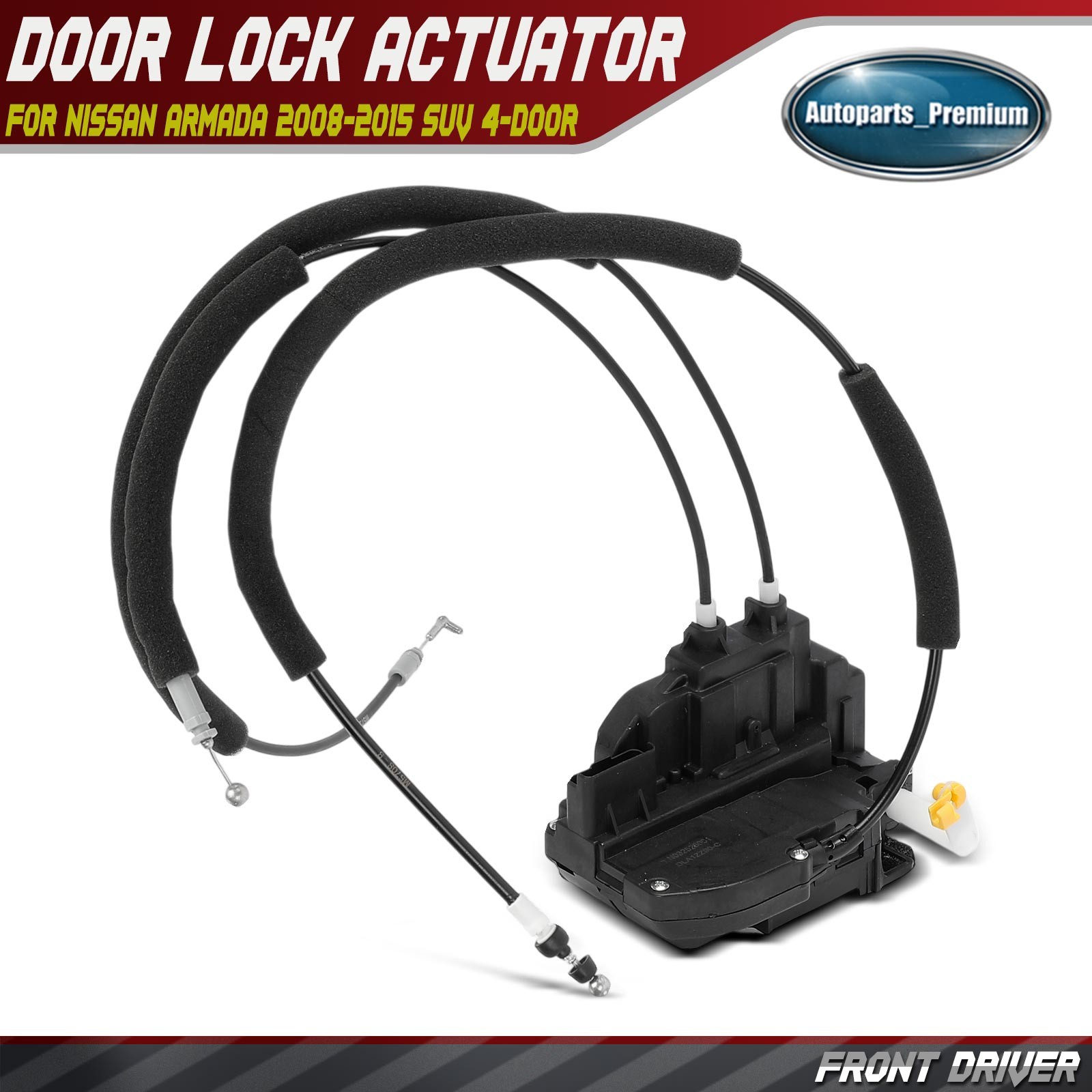 Front Driver LH Side Door Lock Actuator for Nissan Armada 2008-2015 SUV 4-Door