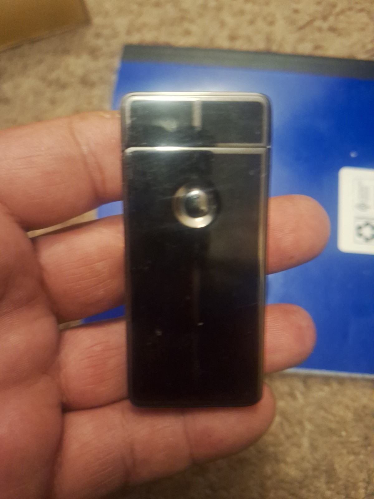 Tesla Coil Lighter USB Rechargeable Windproof  Dual Arc Lighter Gun Metal Tested