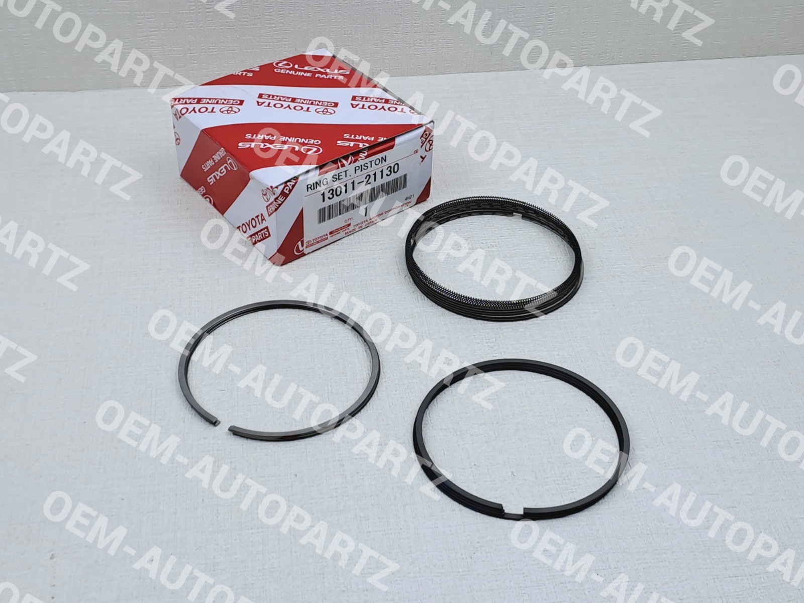 1301121130 Toyota Prius 2004-2009 1.5L 1NZFXE Engine Piston Rings Set NEW OEM