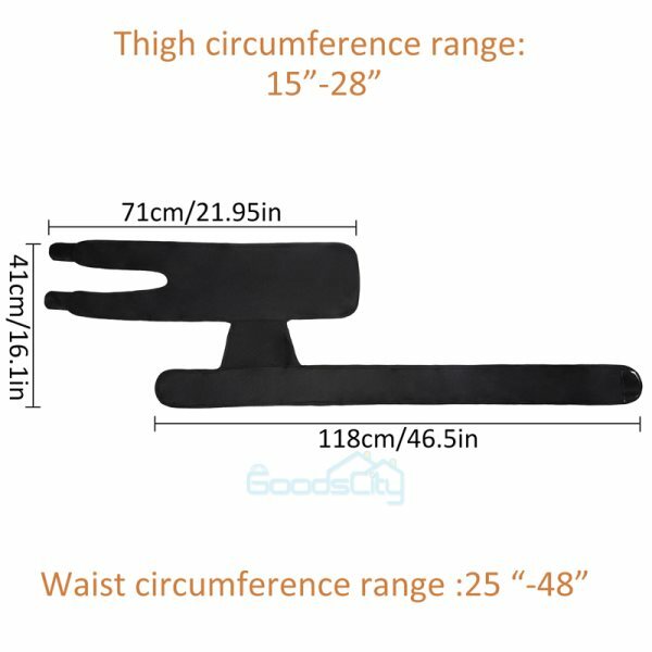Hip Brace Compression Groin Support Wrap for Sciatica Pain Relief Thigh Recovery