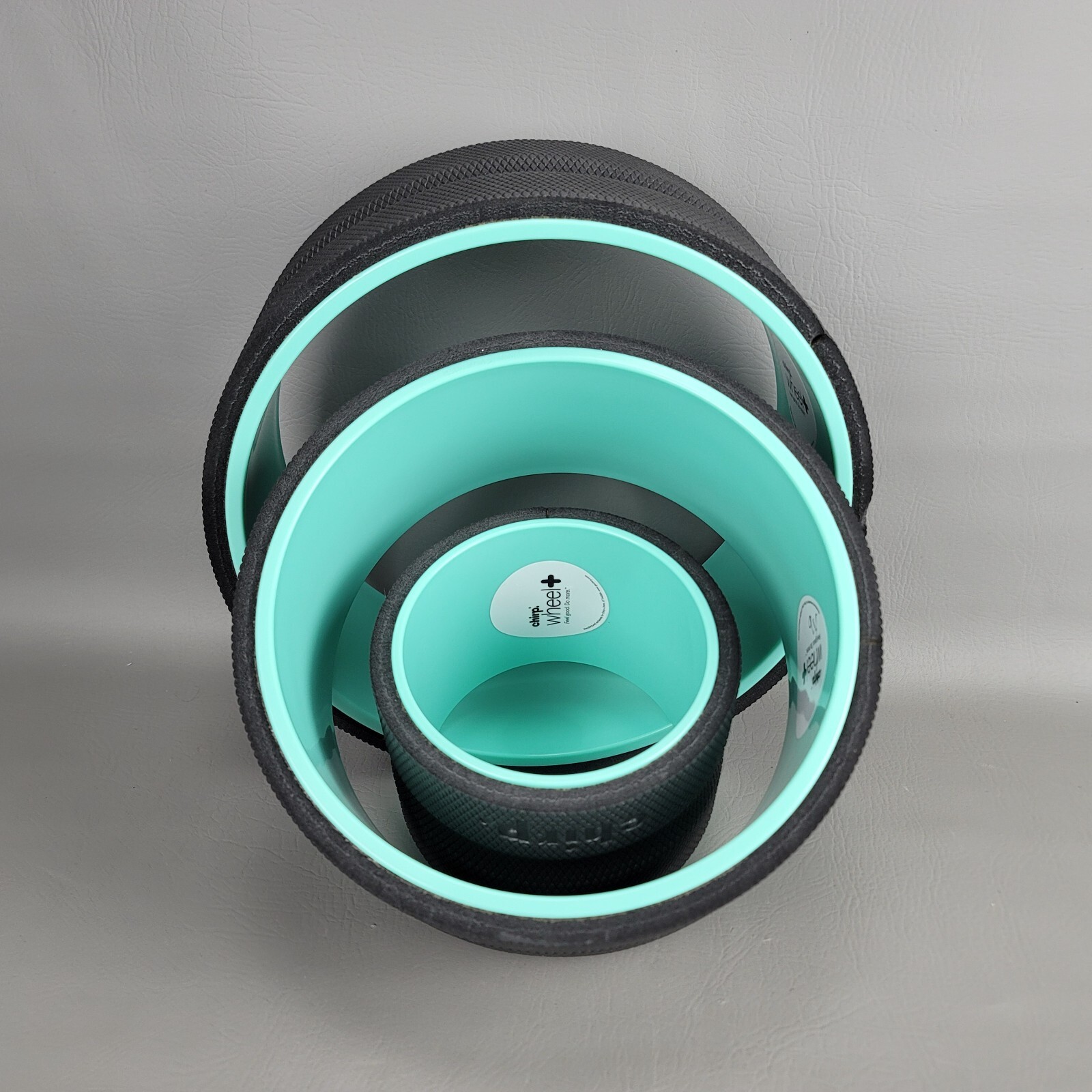 Chirp Plexus Foam Roller Wheel 3 Pack Set for Back Pain Relief Muscle Therapy