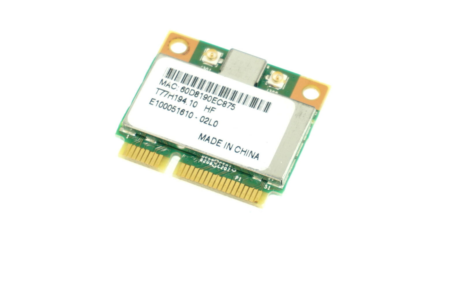 60D8190EC875 BCRM1050 GENUINE ACER WIRELESS CARD 722-0473 P1VE6 (GRADE A) (CA77)
