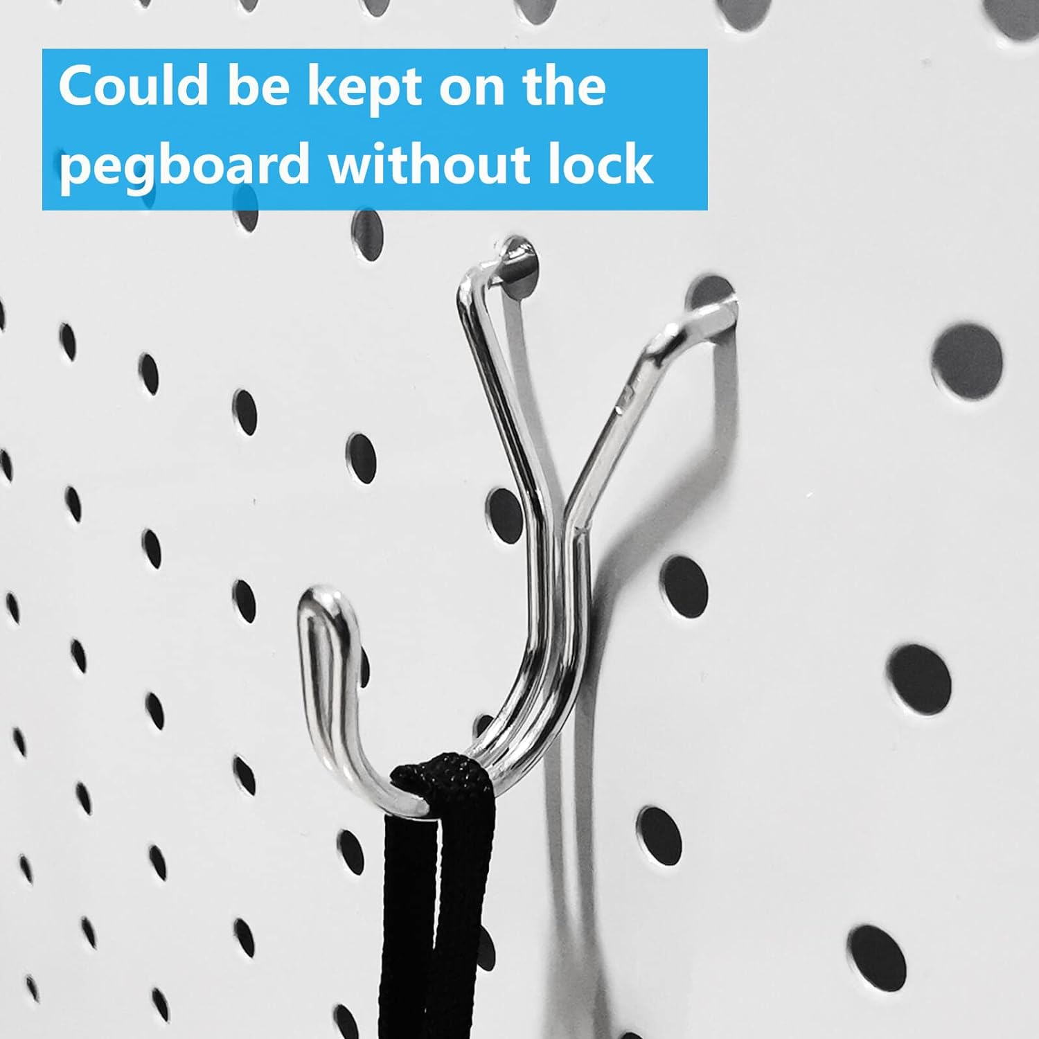Pegboard Hooks Assortment, for Organizing Various Tools, with Pegboard Bins, 107
