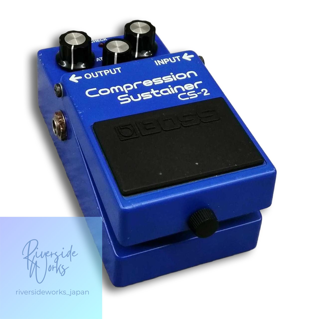 BOSS CS-2 Sustainer Guitar Effect Pedal ACA Used JP