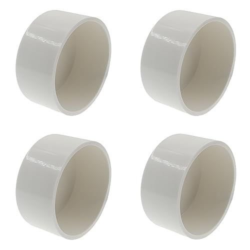 3 Inch PVC Pipe End Cap Fitting,SAFYY PVC Pipe Cap Plug,White Pipe Plug Socket