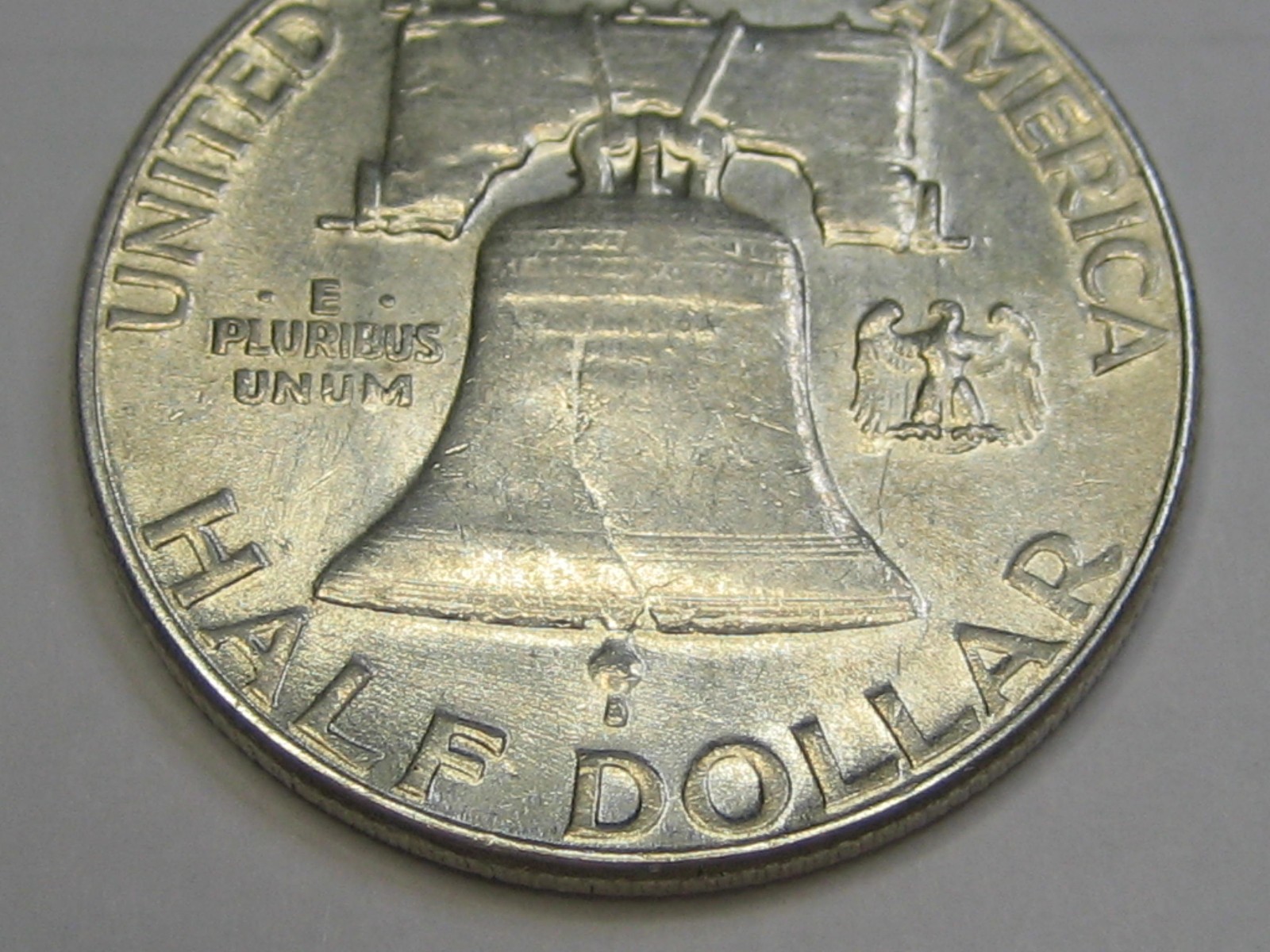 1955 Silver Half dollar "Bugs Bunny" in AU circulated condition.