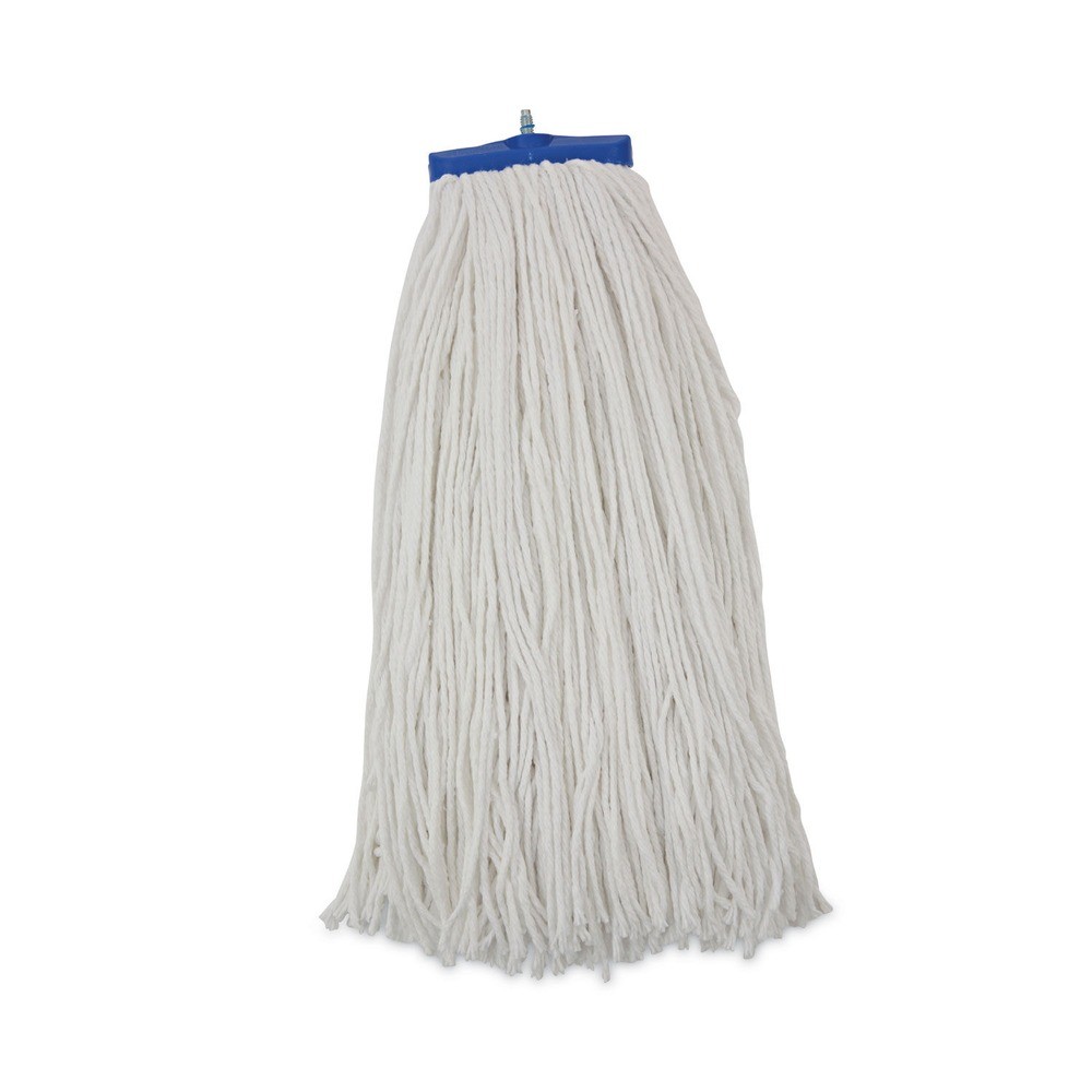 Boardwalk 724RCT 24 oz Cut-End Lie-Flat Rayon Wet Mop Head - White (12/Ct) New