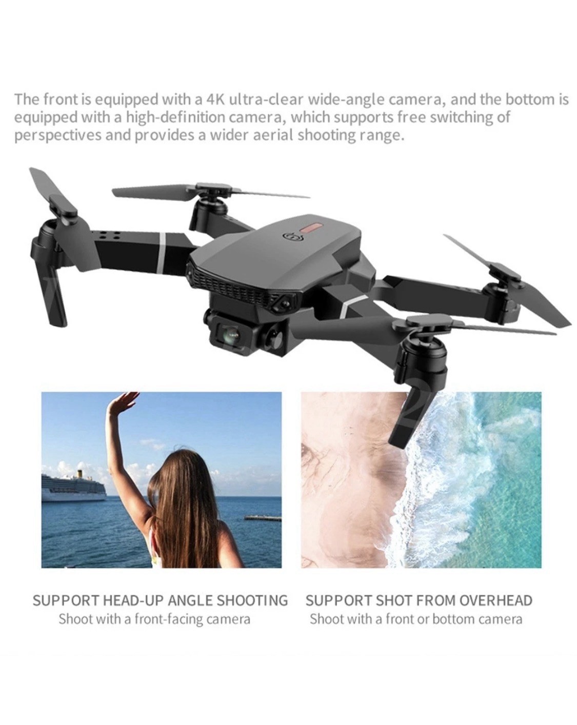 E88 Foldable Drone With Dual Camera,Equipped With Obstacle Avoidance Function MZ