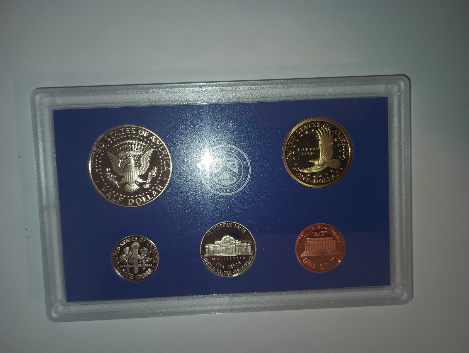 2008 Partial Proof Set Kennedy Dime Nickel Cent Dollar