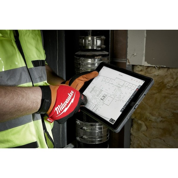 Milwaukee Tool 48-73-0023 Performance Work Gloves, Goatskin Palm, Polyester