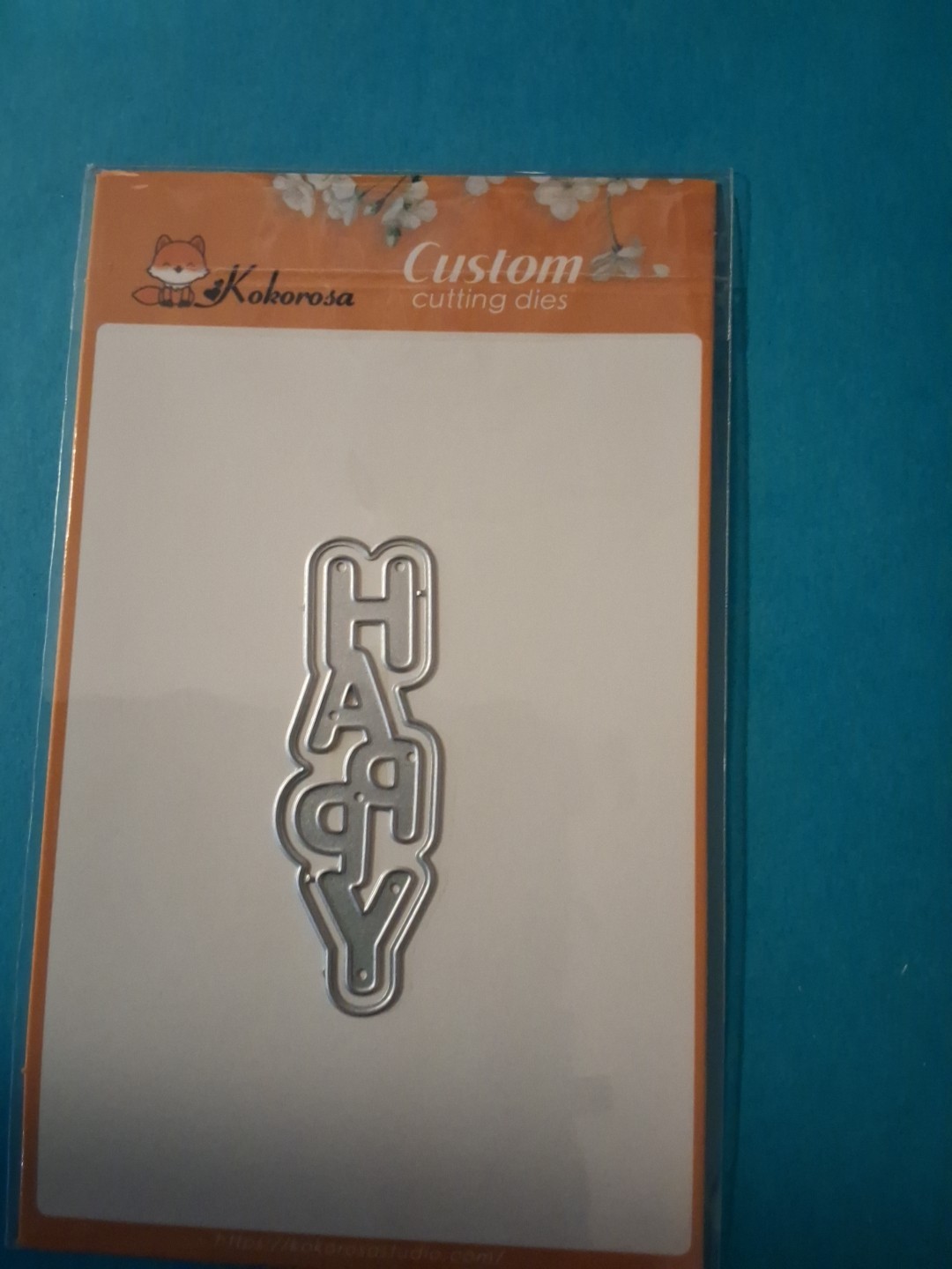 NEW KOKOROSA Metal Die Scrapbooking Cardmaking HAPPY