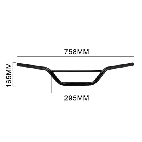 Motorcycle Riser Handlebars 7/8" for Hawk 250,800MM Heavy Steel Handle Bars