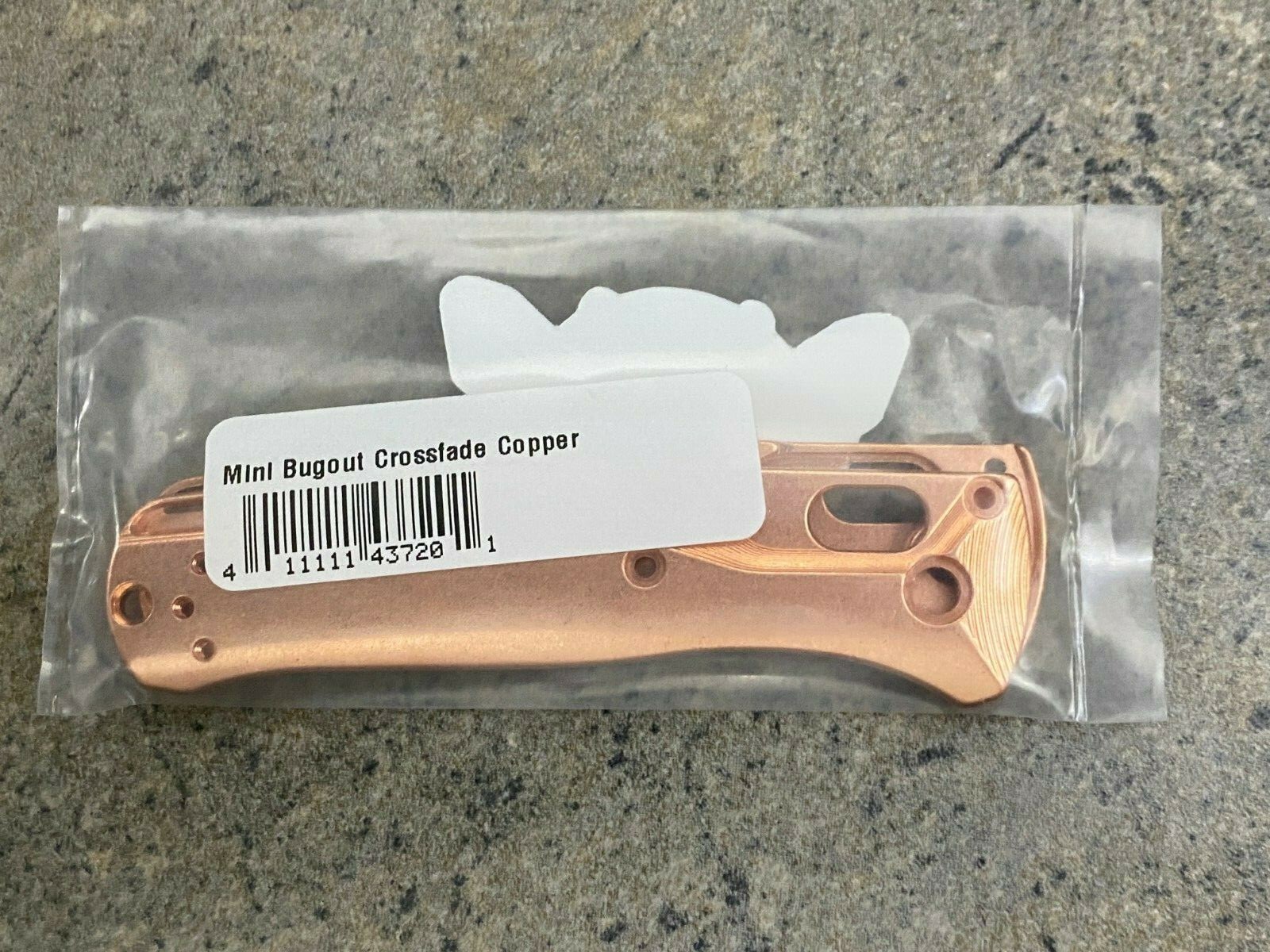 Flytanium Crossfade Copper Scales for Benchmade Mini Bugout FLY913 Stonewash