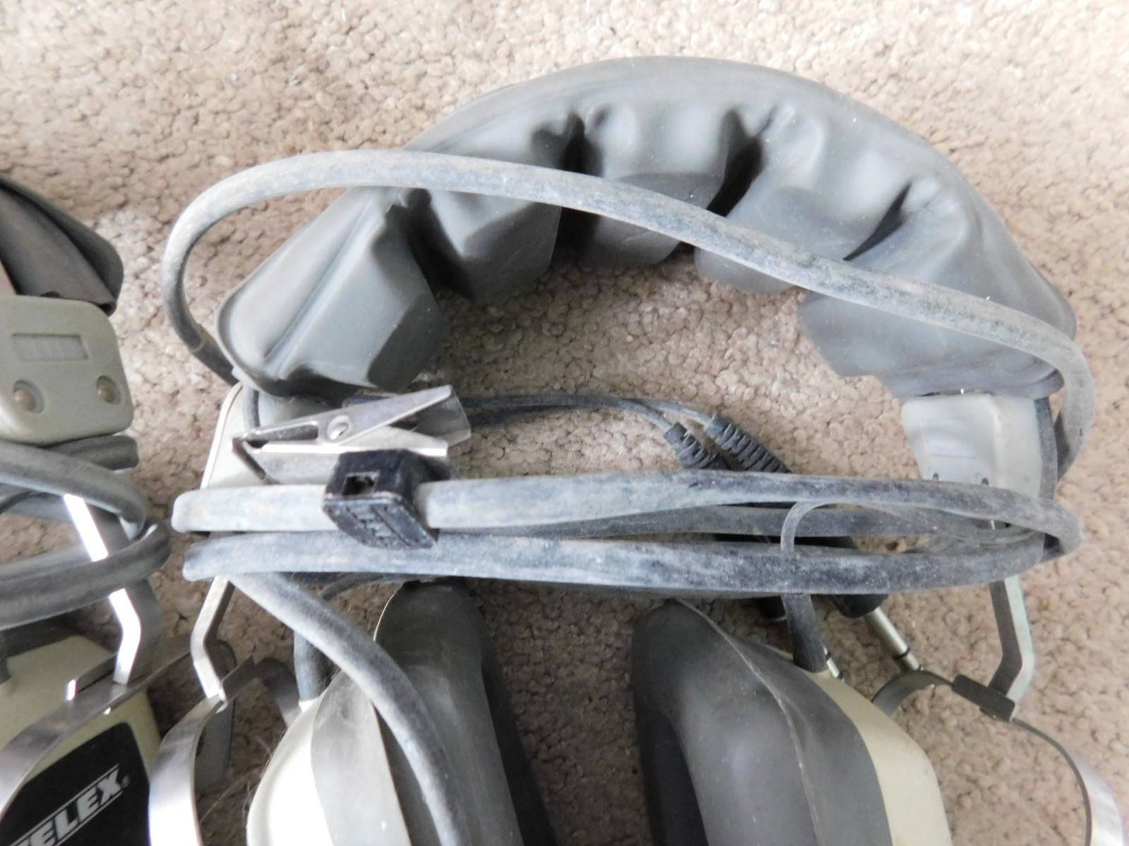 Vintage TELEX D-950 Aviation Headset USA - Untested