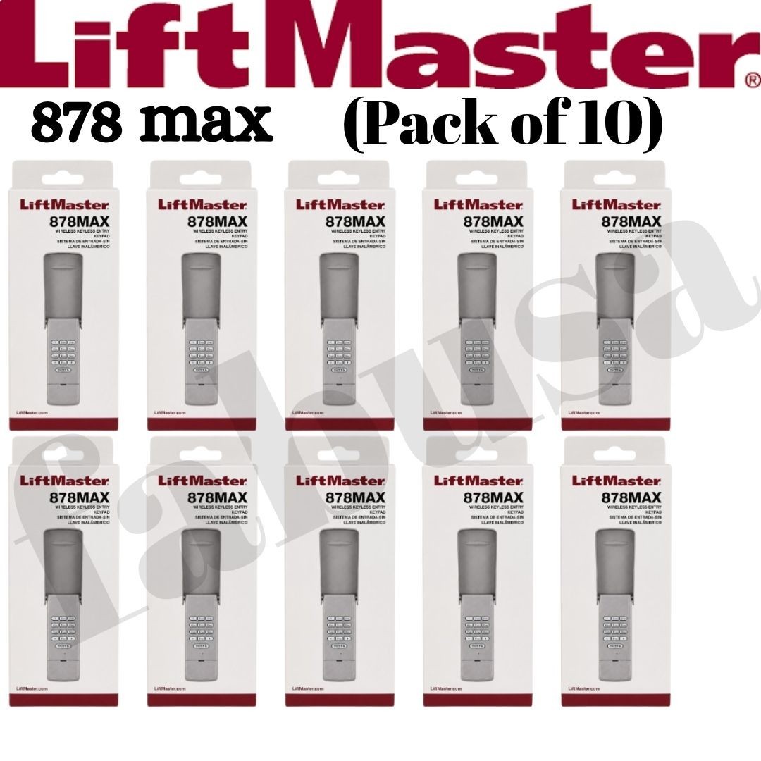 LiftMaster 878MAX Wireless Garage Door Keypad Remote Security+ 2 Universal p#10