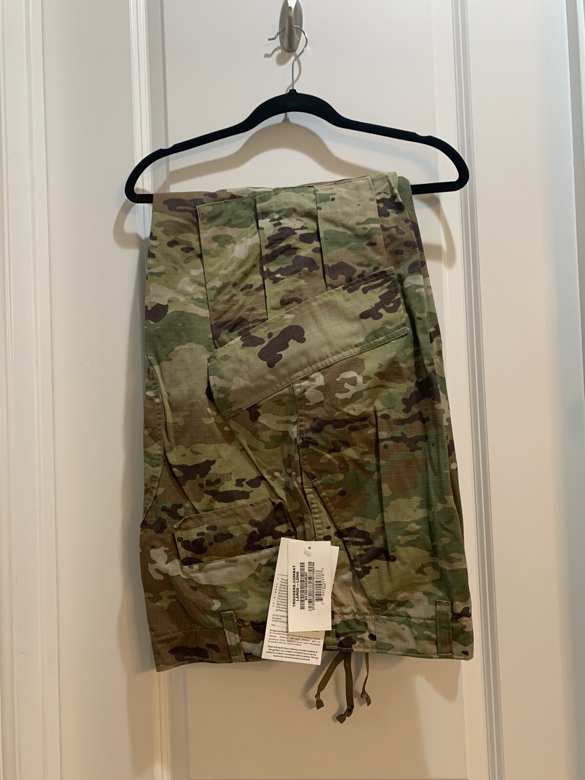 NWT Military Camo Pants Trousers Large Long Waist 35-39” Inseam 32.5-35.5”