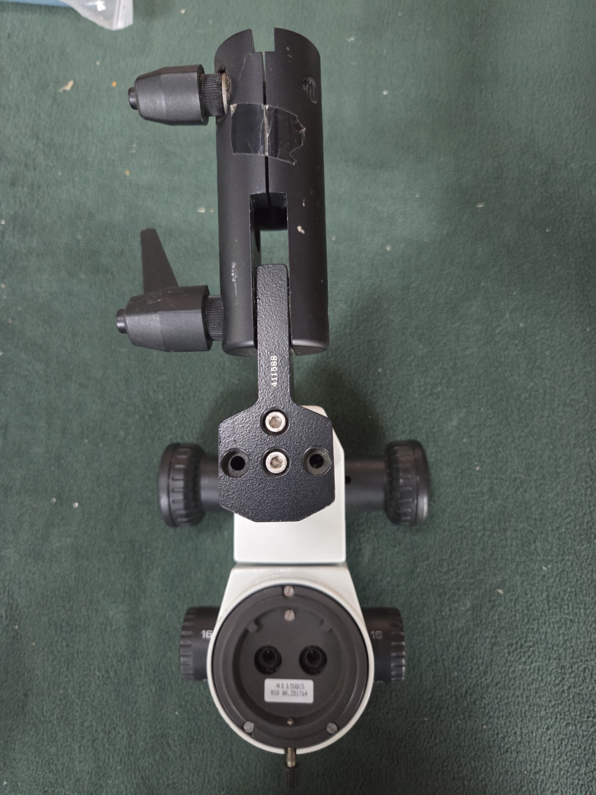 WILD M3B STEREO MICROSCOPE BODY WITH R & P FOCUSING MOUNT and 1x objective