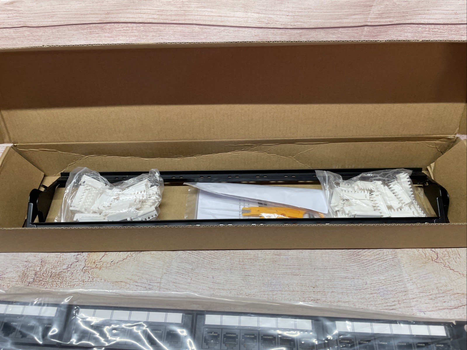 48 Port Cat6 Keystone Patch Panel. New. Open Box