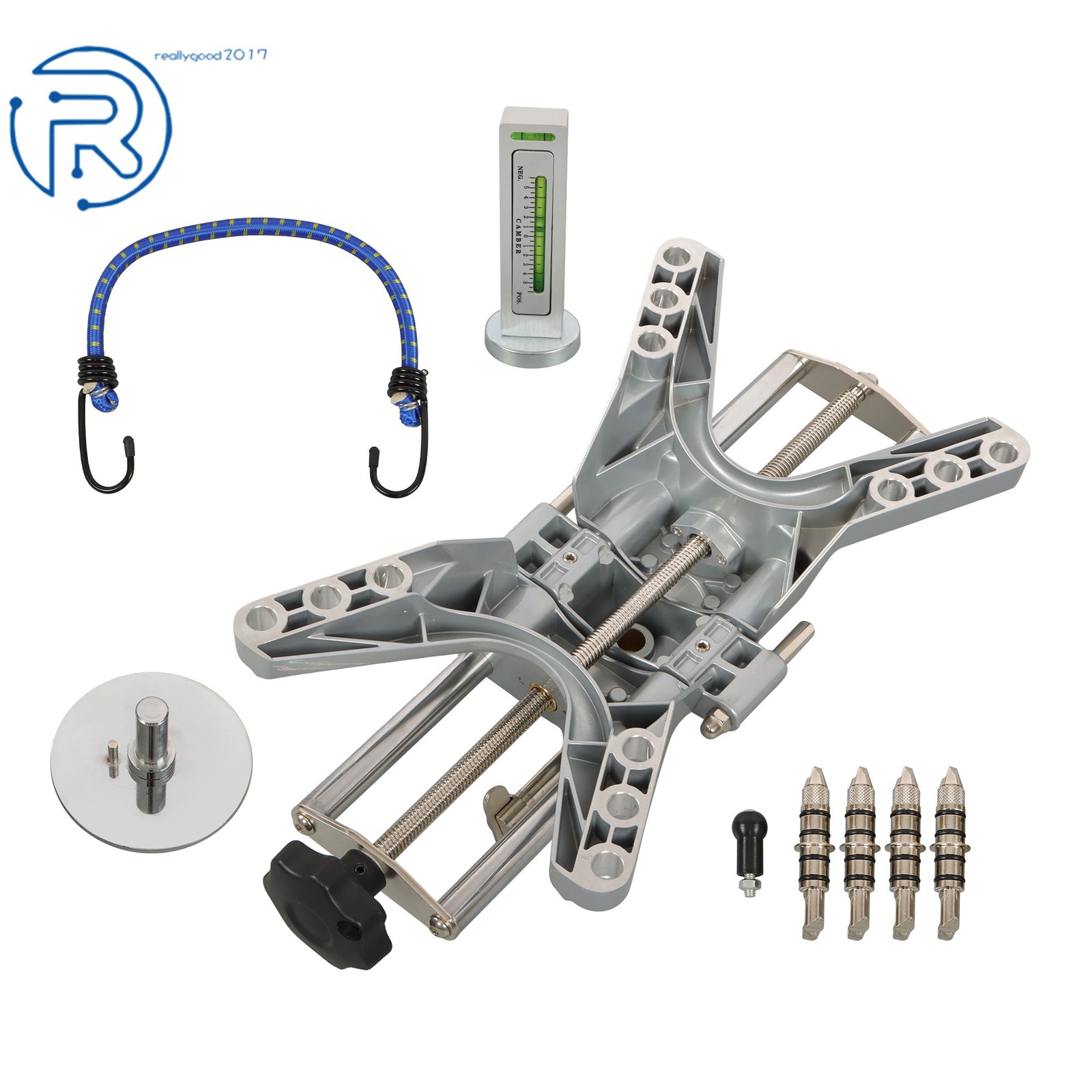 Universal 3D DPS Wheel Alignment Tool Clamp & Magnetic Adapter For 11"-25" Rims