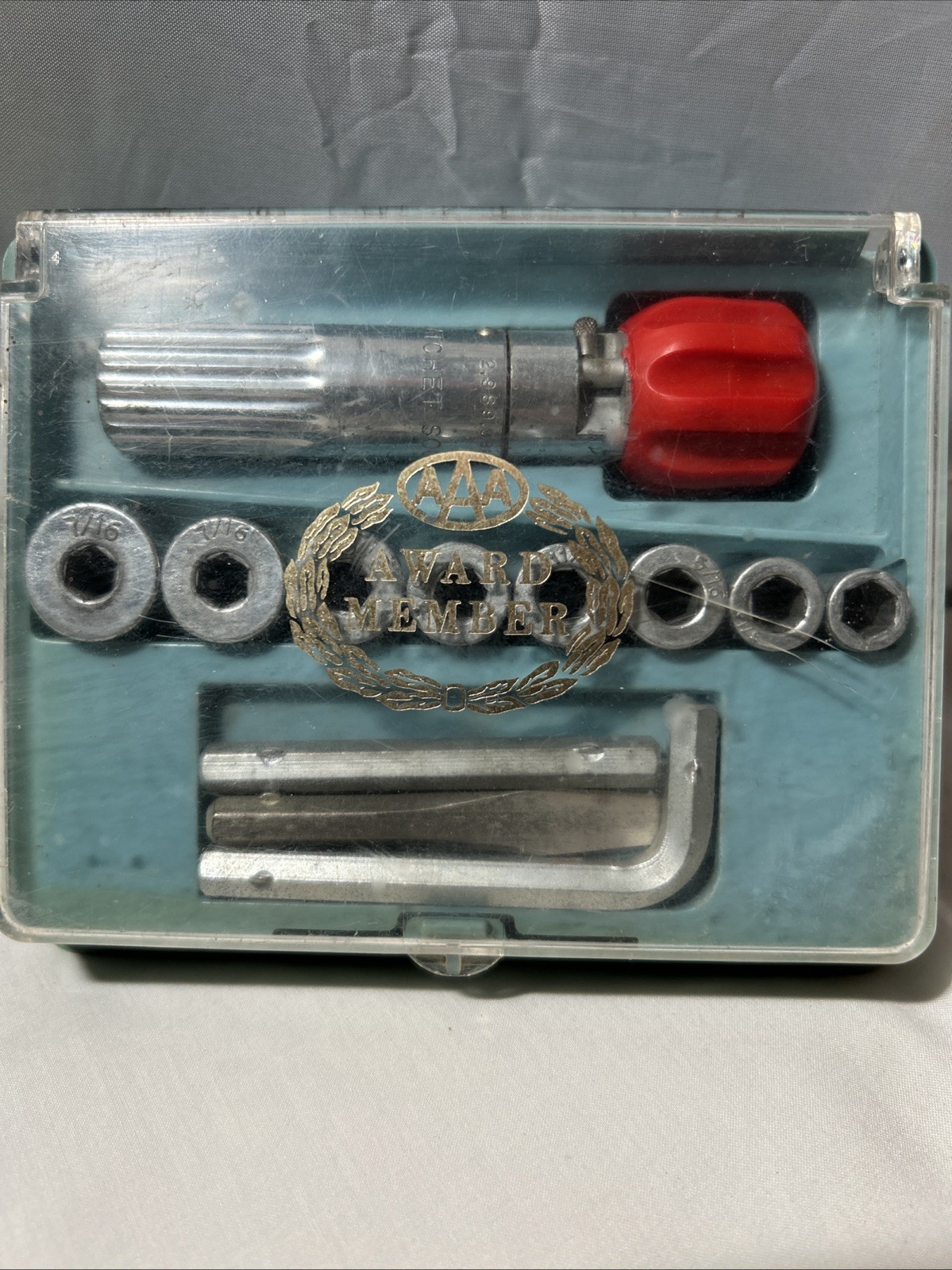 1960’s AAA Award Member Amazing Shelton Socketool Socket Tool Case Instructions