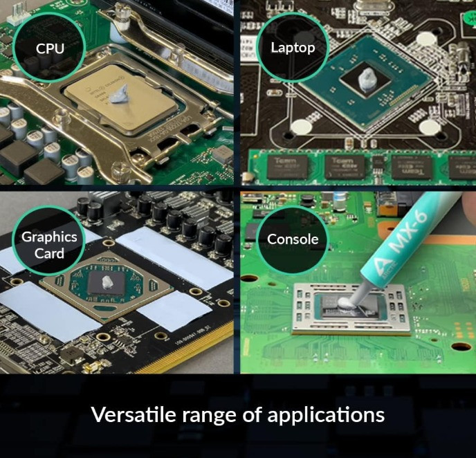 MX-6 (8 g) - Ultimate Performance Thermal Paste for CPU, Consoles, Graphics Card