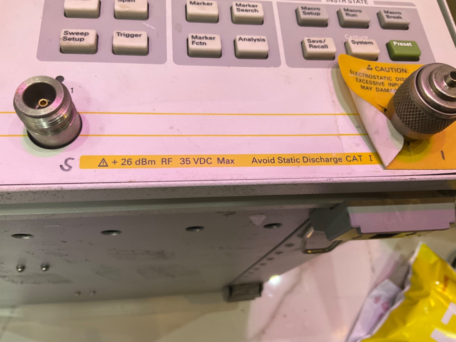 AGILENT TECHNOLOGIES E5071C NETWORK ANALYZER 9KHz-8.5GHz E5071C-ATO-65898