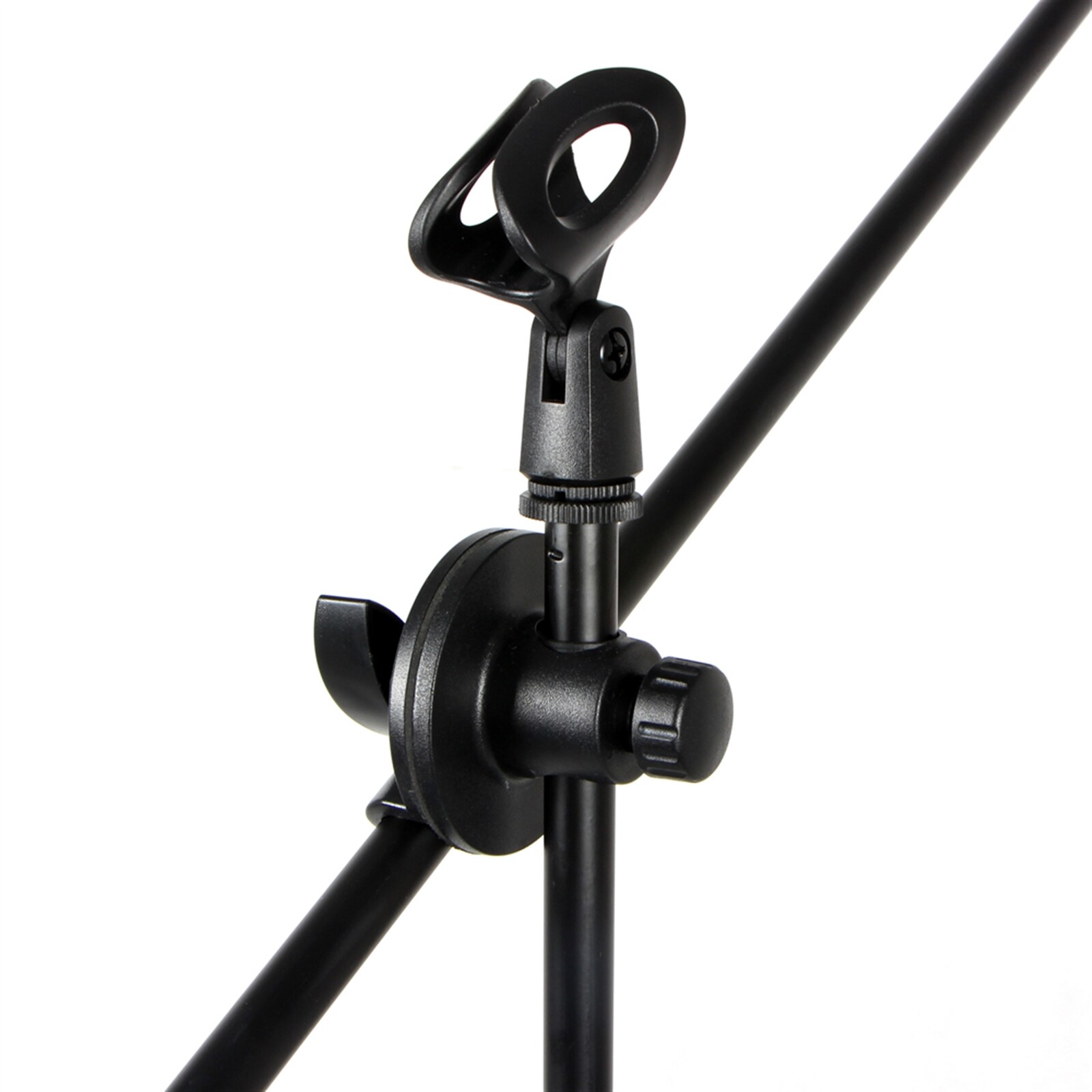 Folding Type Tripod Boom Microphone Mic Stand Mount Holder Adjustable Legs USA